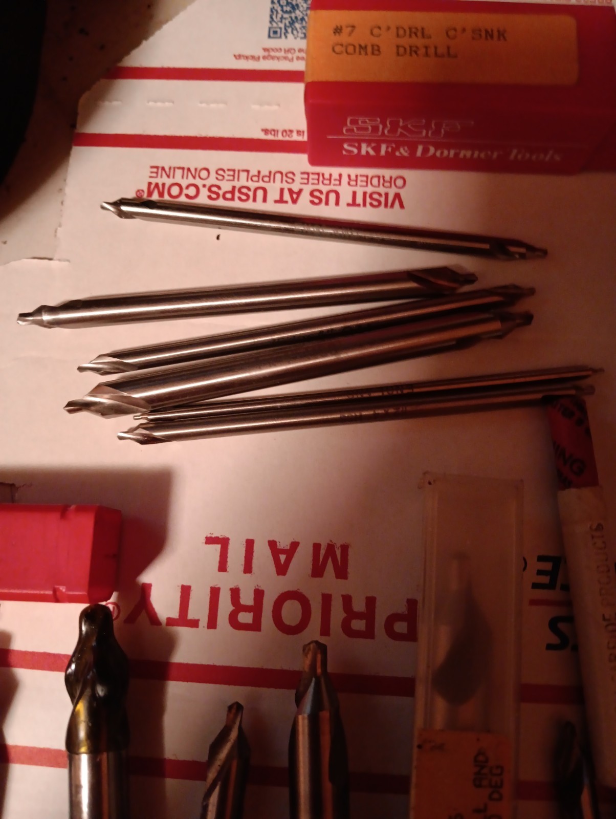 44 Used Machinist Center Drill Countersinks