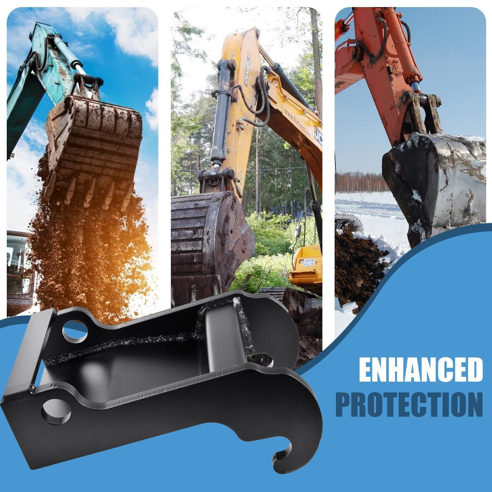 Quick Attach Excavator Coupler Bracket For Bobcat X-change E26 E32 E35 E42 E50