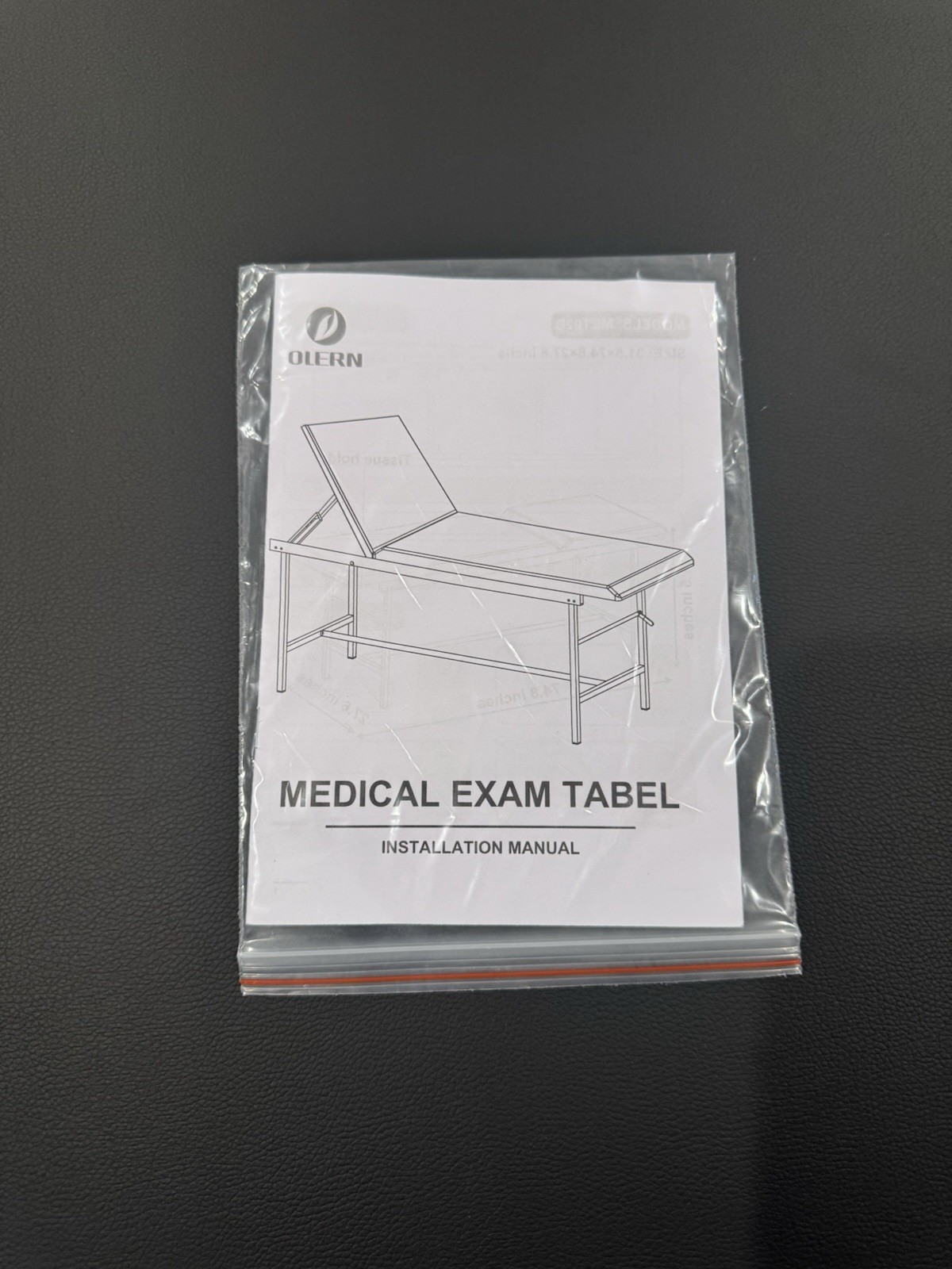 Adjustable Exam Therapy Table Bed with Paper Dispenser with Adjustable Swive
