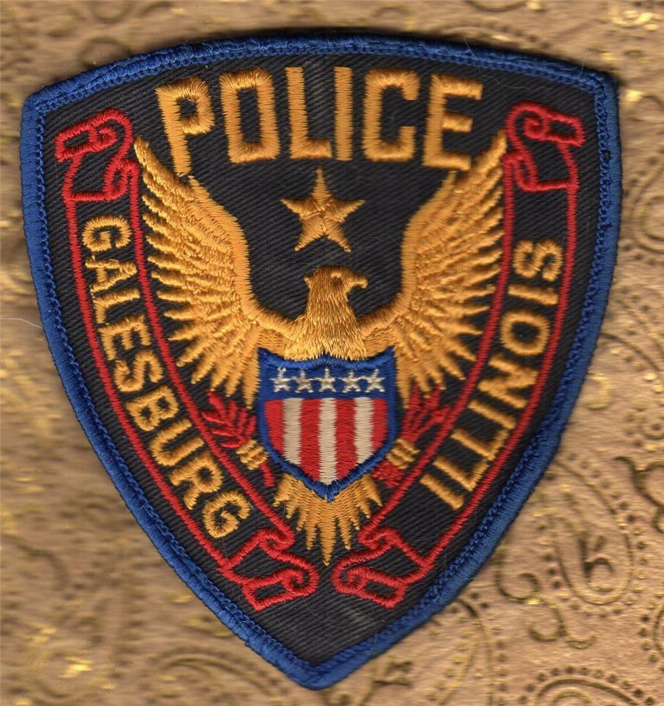 😎😎 Galesburg Illinois Police Shoulder Patch