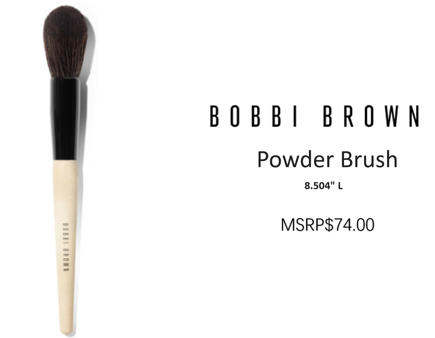 Bobbi Brown powder brush MSRP$74 NIB