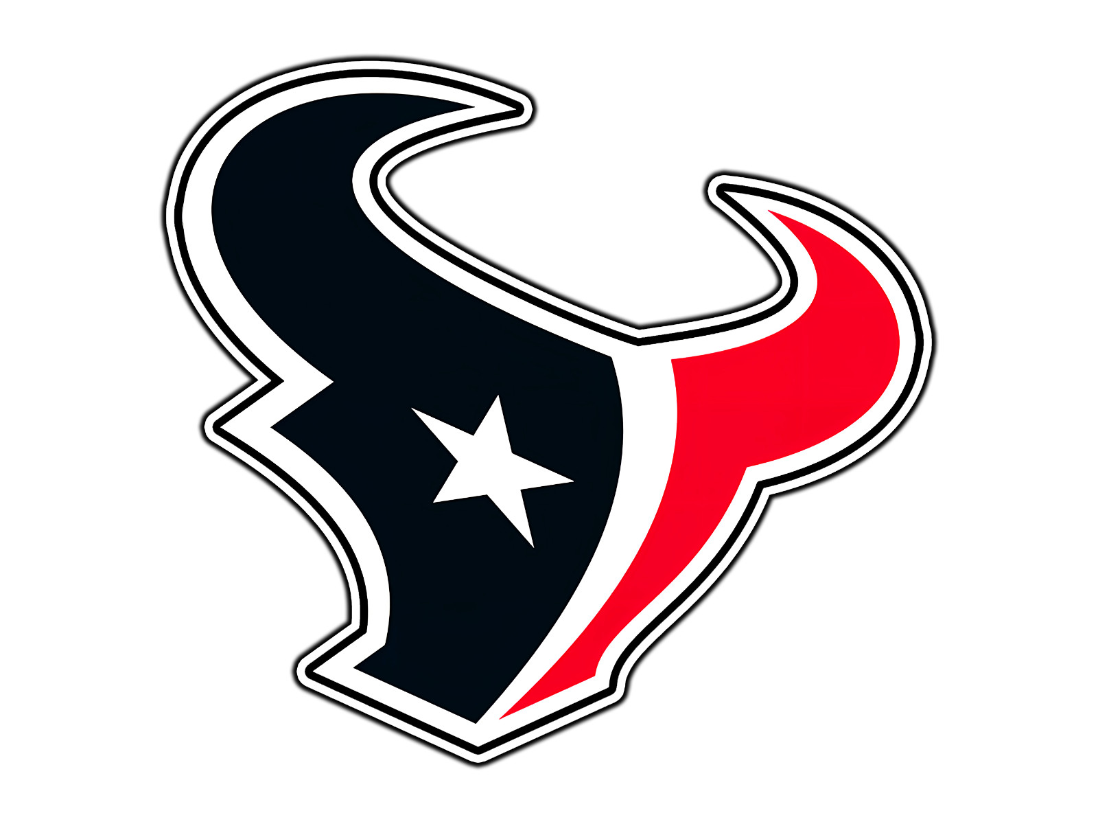 Houston Texans Logo #2 Football Sticker Waterproof Vinyl Decal Die-Cut Car