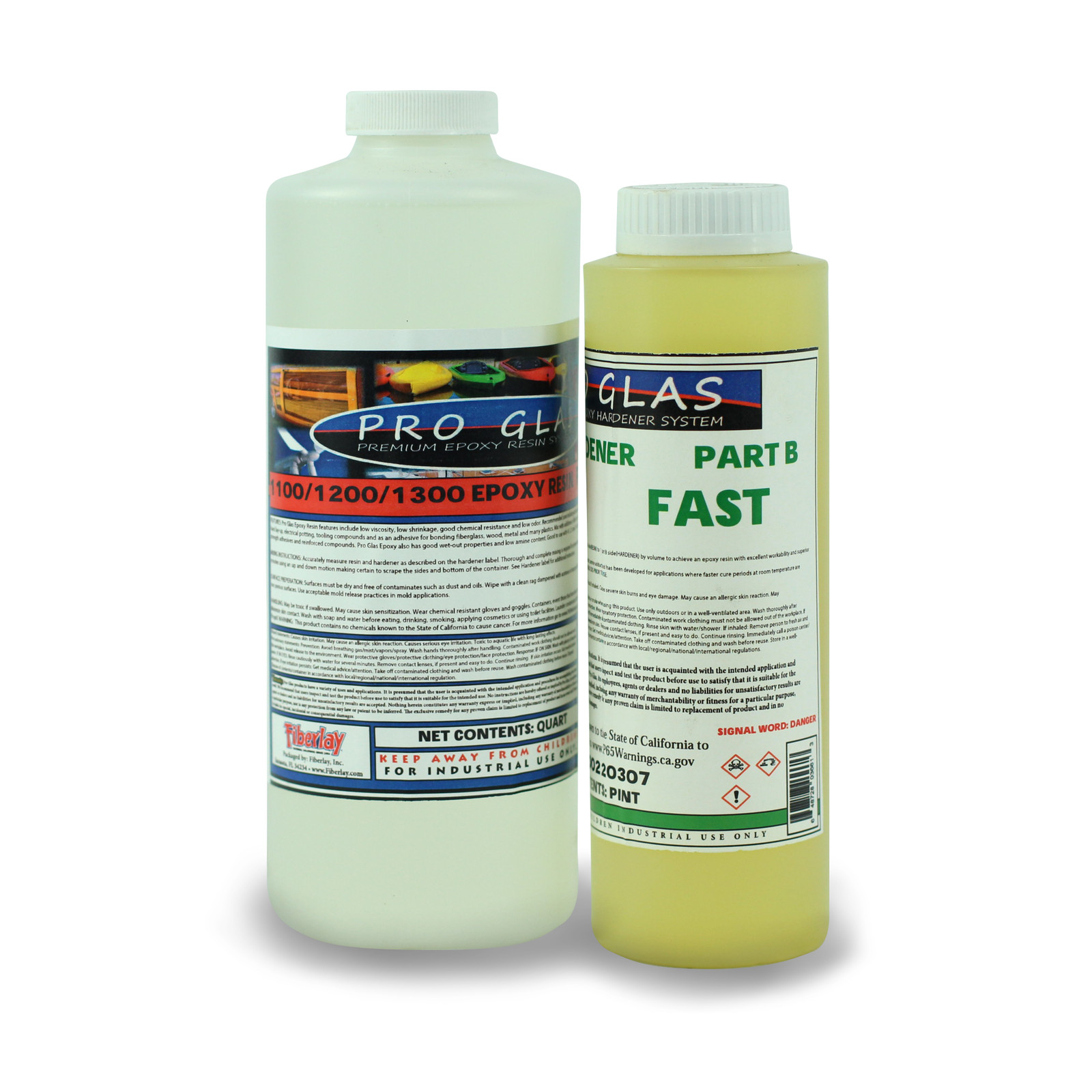 Epoxy Laminating Resin 2:1- 1.5 Quart Kit- Fast Speed- Fiberglass and Carbon