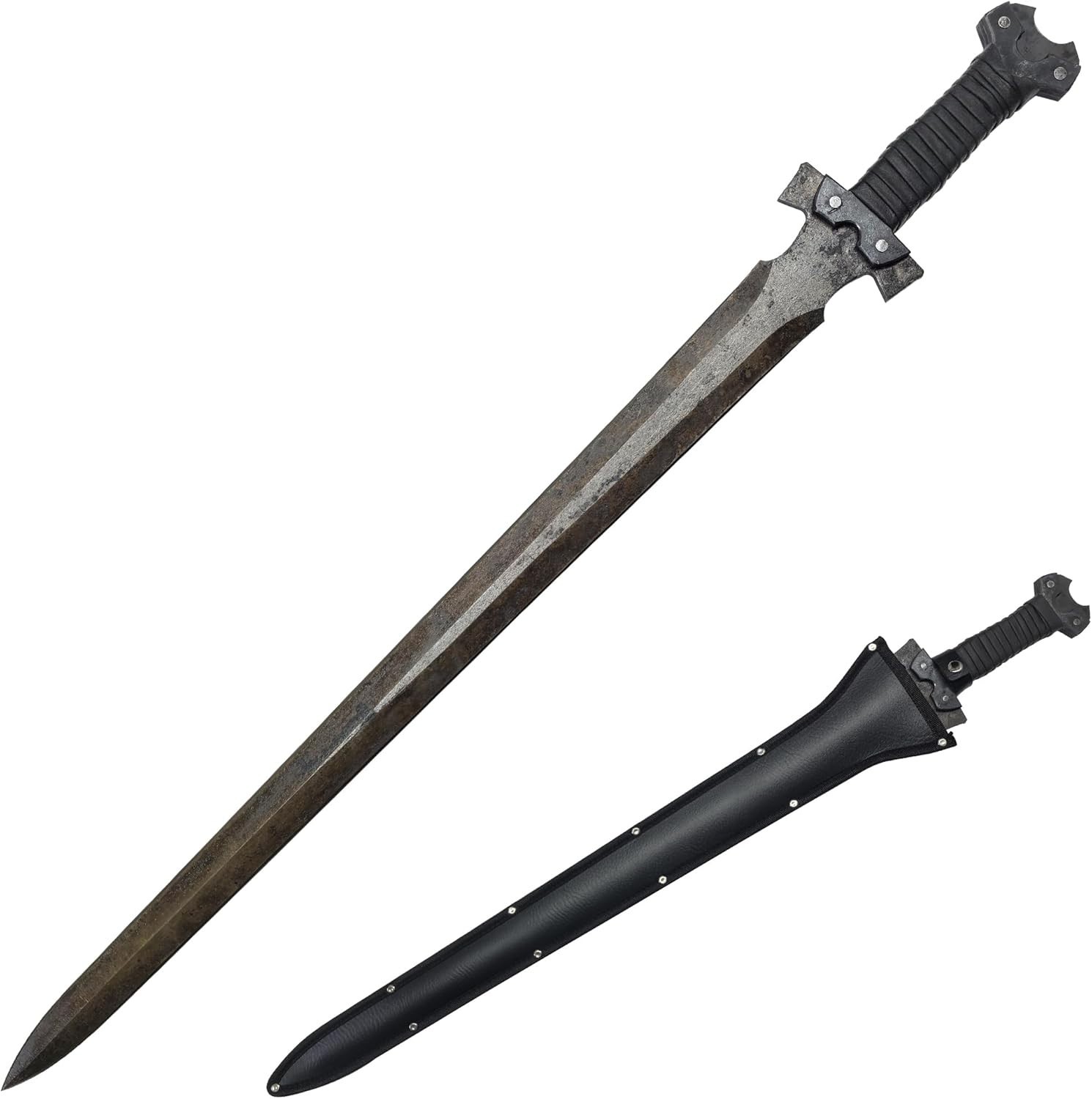 [OPEN BOX]32'' Handmade cast manganese steel 52HRC sword,navypirateimmortal