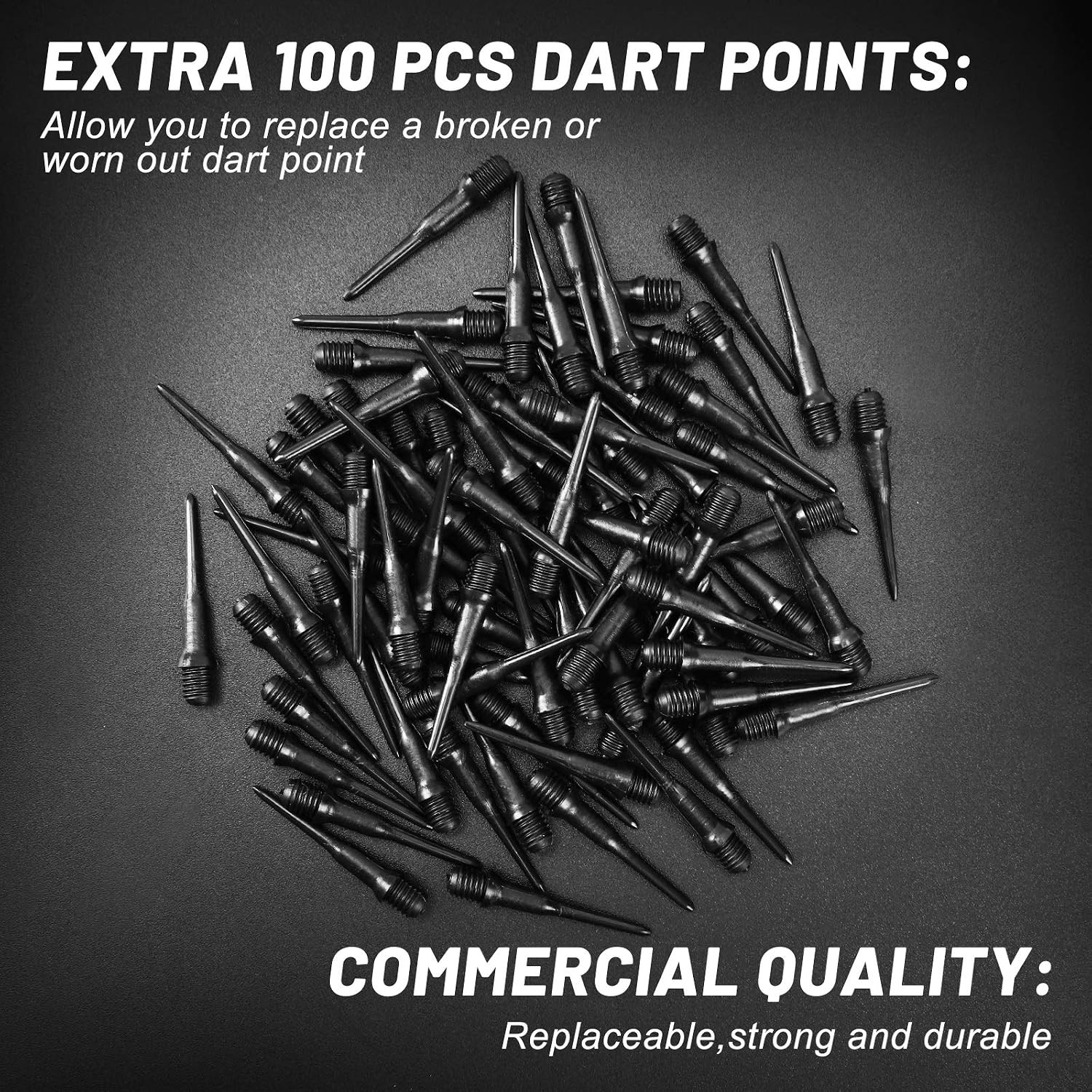 Soft Tip Darts Set, 18g Plastic Tip Darts with 100 Extra Black Tips