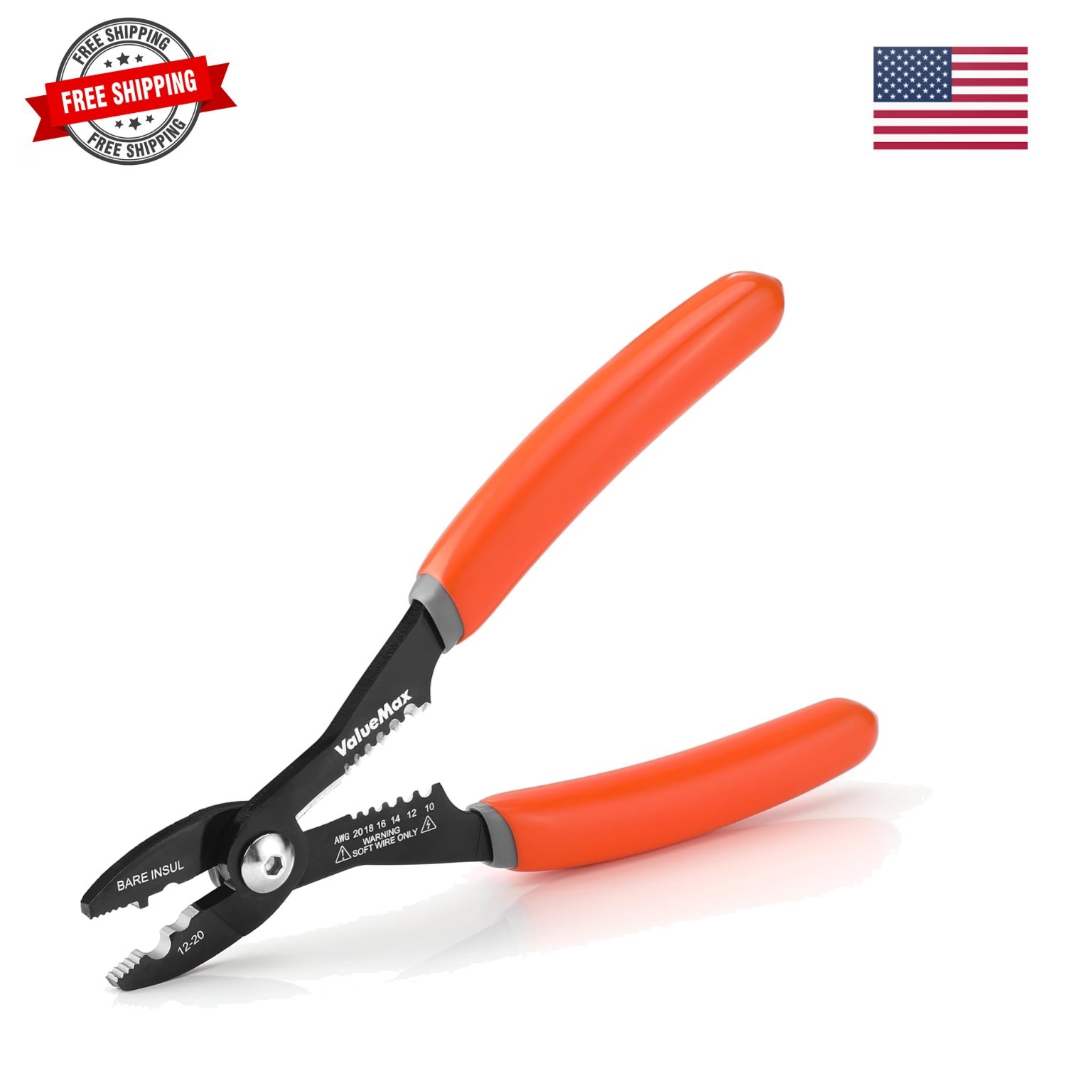 4-in-1 Wire Stripper Tool, Wire Stripper, Wire Crimper, Wire Crimping Tool, M...