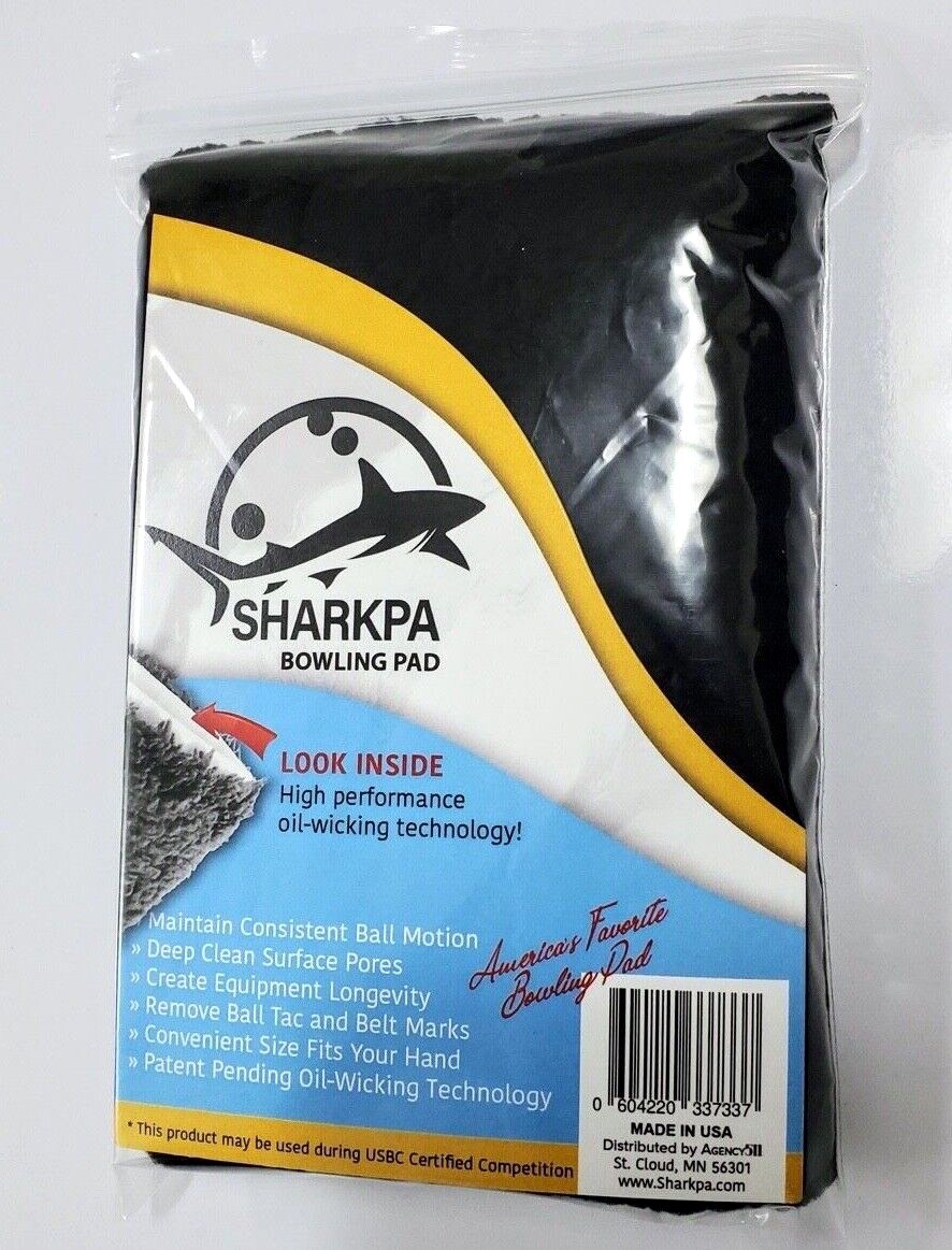 Sharkpa™ Bowling Pad - Stealth Black - Shammy, Chamois, Towel