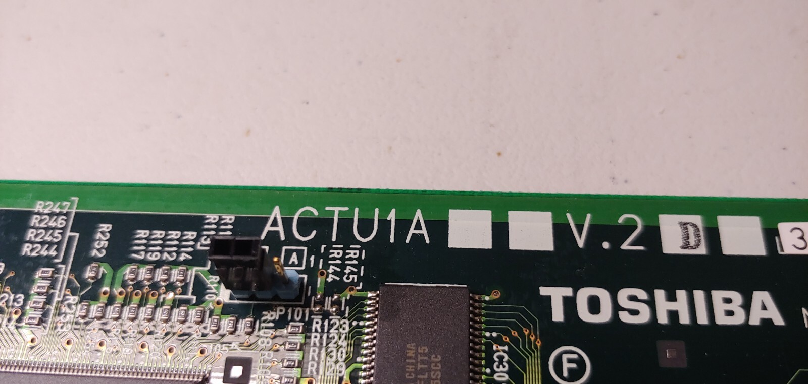 Toshiba ACTU1A Processor Board w/ AETS1A, AMDS1A, BSIS1A & ARCS1A
