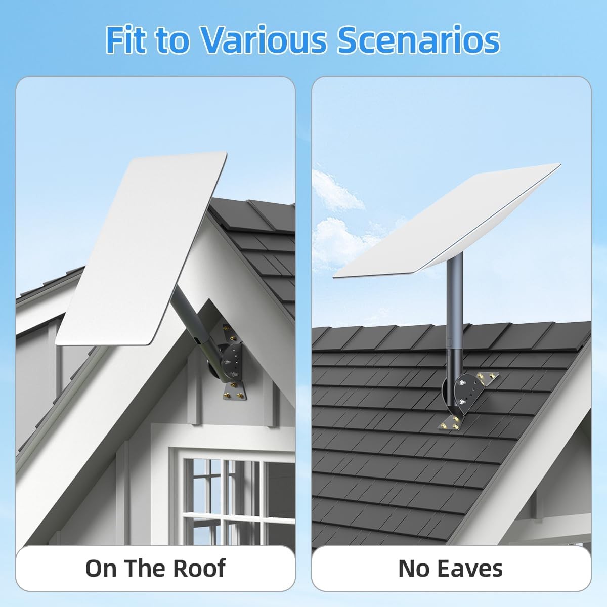Starlink Short Wall Mount,Starlink Pole Roof Mounting...