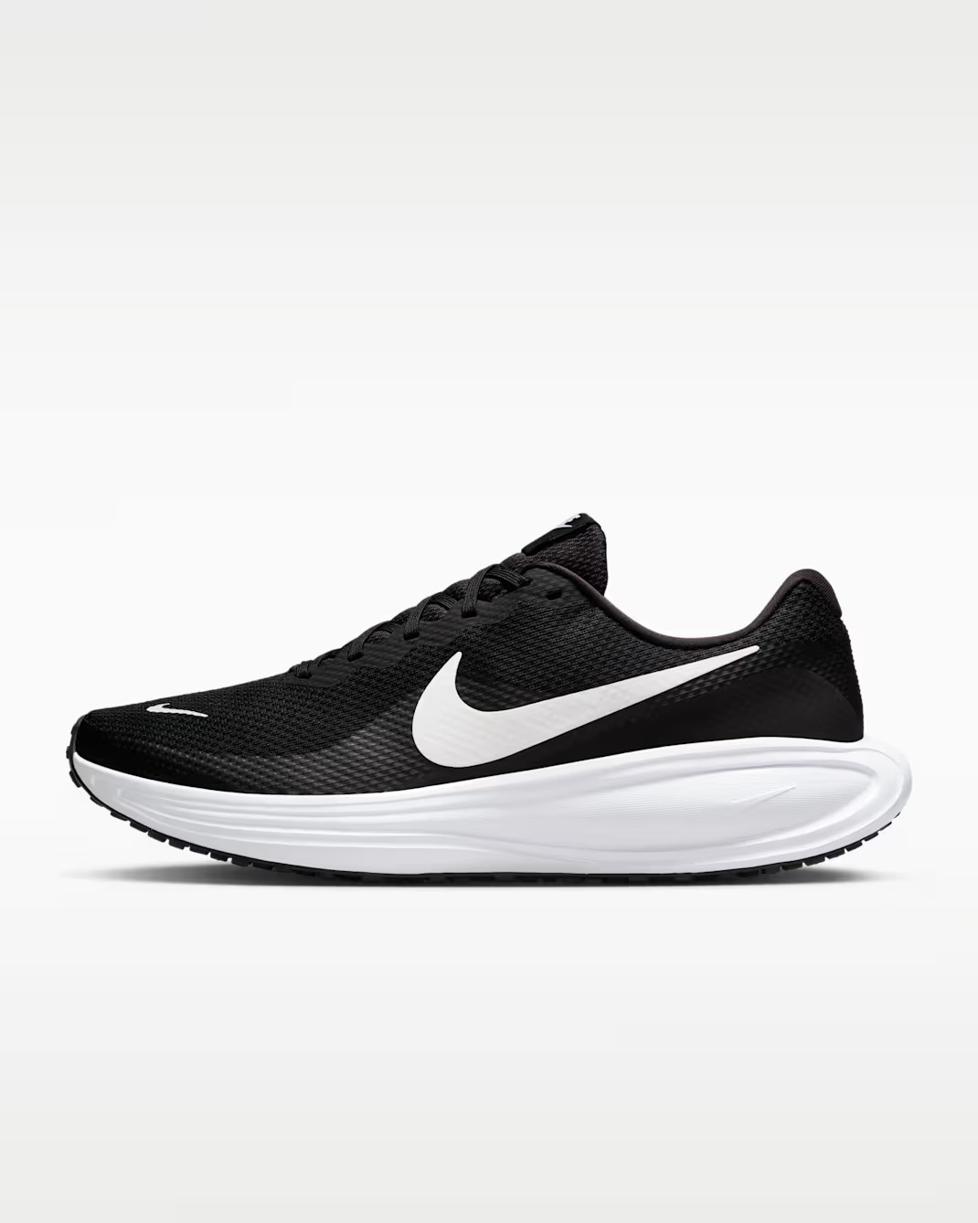 Nike Revolution 8 Road Running Shoes Sneakers Black White Men's 10.5 HJ9198-003