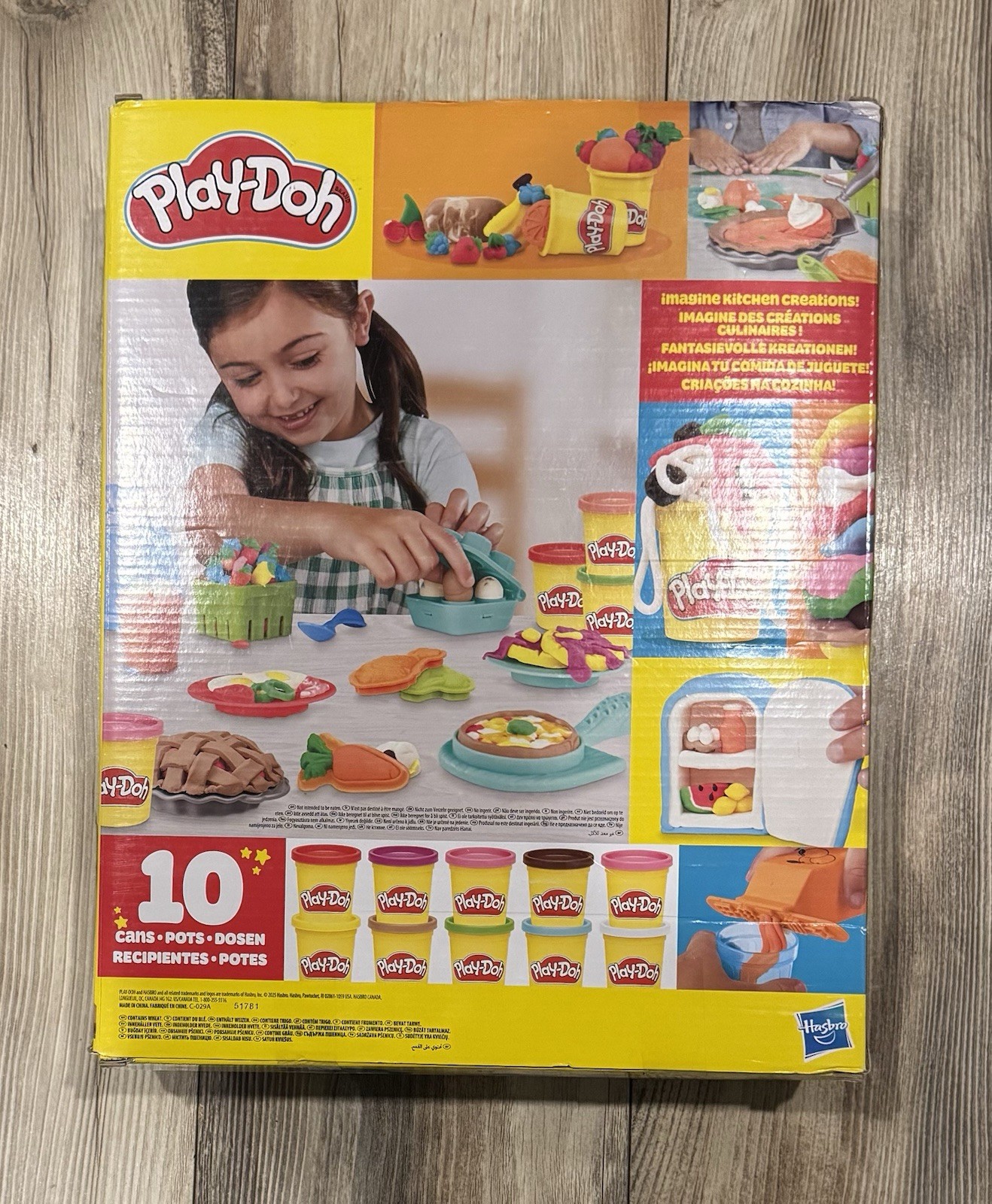 2025 Play-Doh Fridge Fun Playset - AGES 3+ Hasbro (35 + PIECES) 🌟 NEW & SEALED!