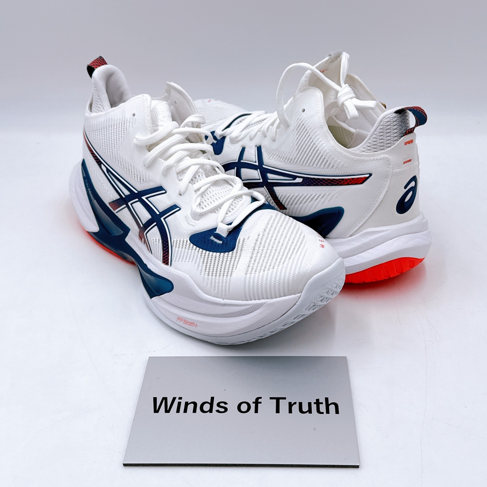 ASICS METARISE 2 1051A089 101 White Indigo Fog Volleyball Shoes US 8 - 15 New