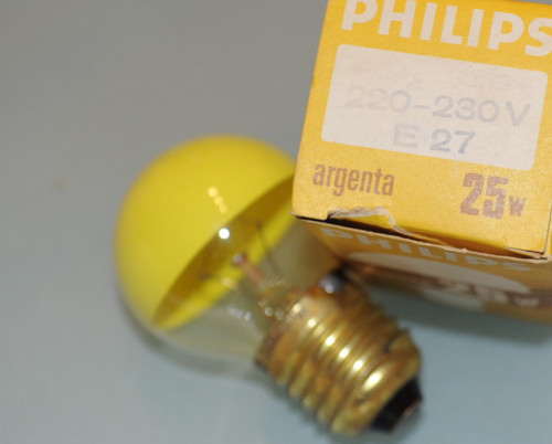 PRL) CAMERA OBSCURA LAMP PHILIPS YELLOW YELLOW YELLOW E27 220-230V DARKROOM