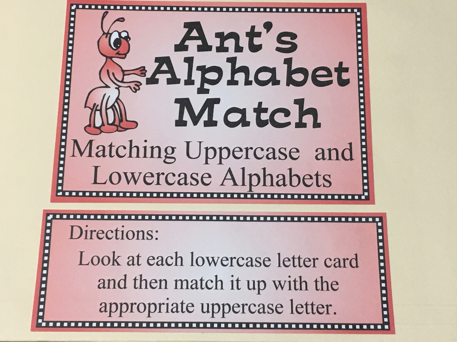 (4) Four Alphabet / Letter File Folder Set - Activity Set - READING