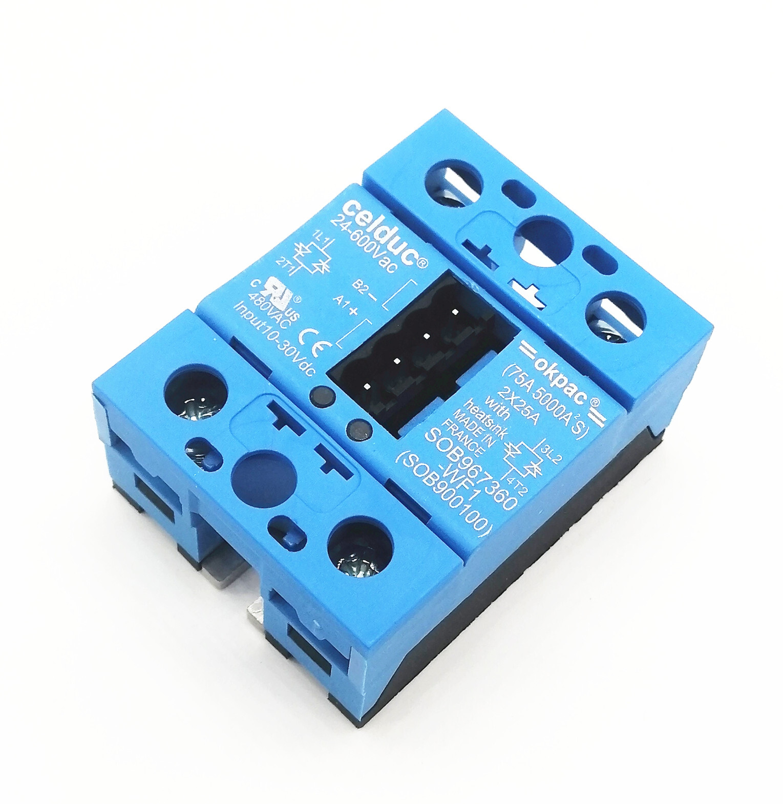 Celduc Solid State Relay SOB967360 -WF1(SOB900100) 2*25A