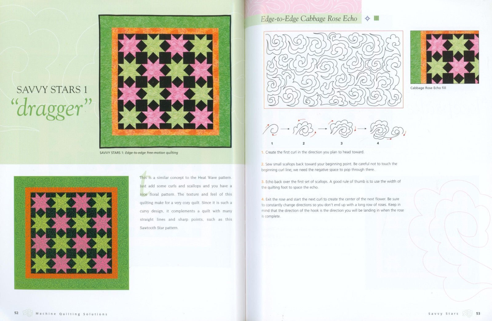 Machine Quilting Solutions 2007 Maraccini Basics Fast Simple Borders Trapunto