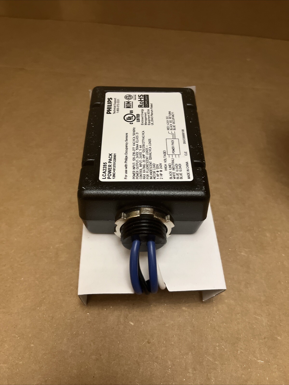 2 Phillips Ceiling Occupancy Motion Sensors 360 24 VDC NIB & (1) Power Pack