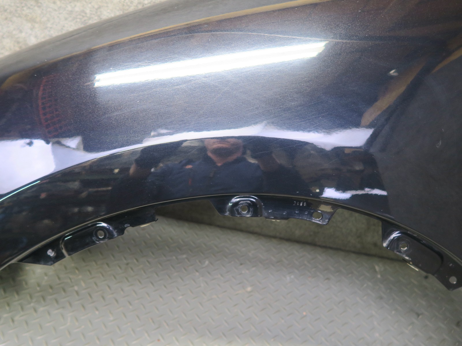 2011-2014 PORSCHE CAYENNE 958 FRONT LEFT DRIVER SIDE FENDER PANEL COVER BLACK
