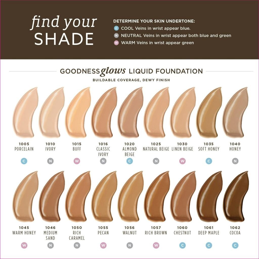 Burt's Bees Goodness Glows Liquid Foundation 1045 Medium Sand