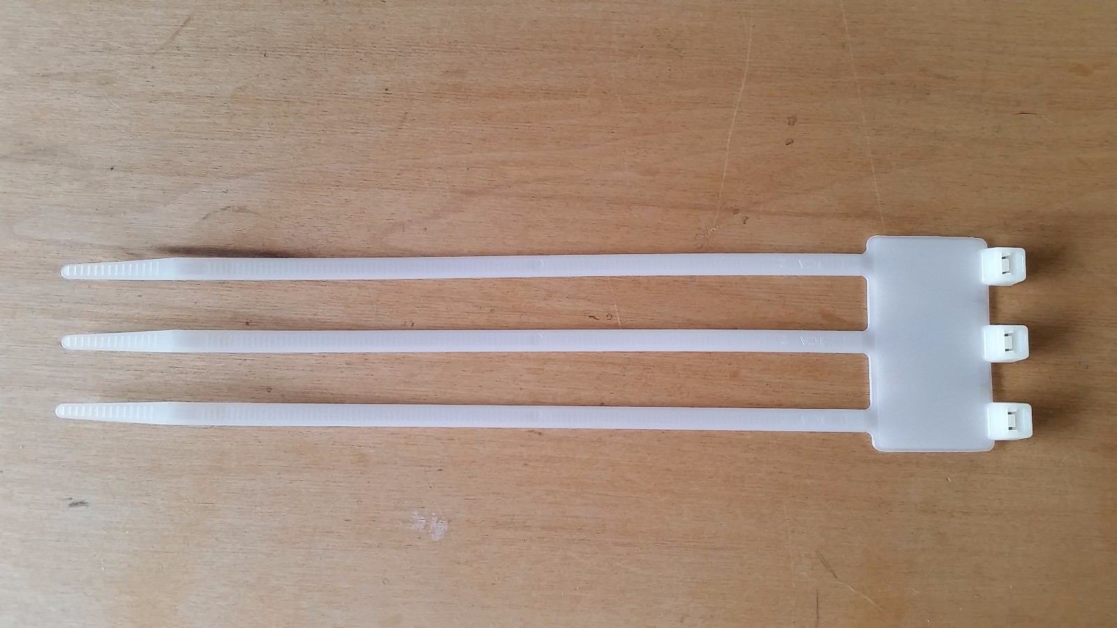 8" x3 Identification Labeling Cable Zip Ties, Tyton Hellermann IT50RT9K2 -pkg 50