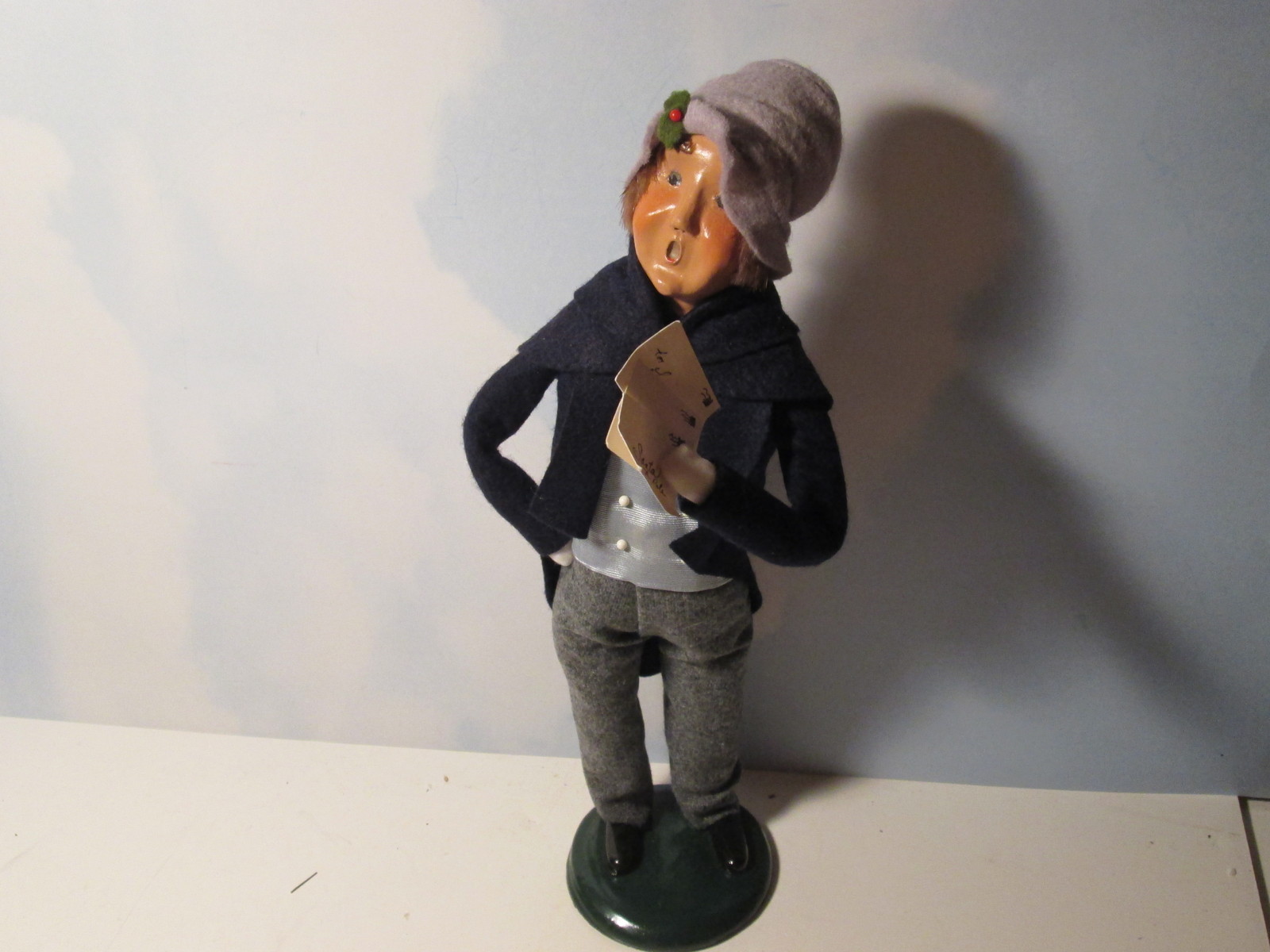 Byers Choice 1997 Victorian Man with Holiday Cards