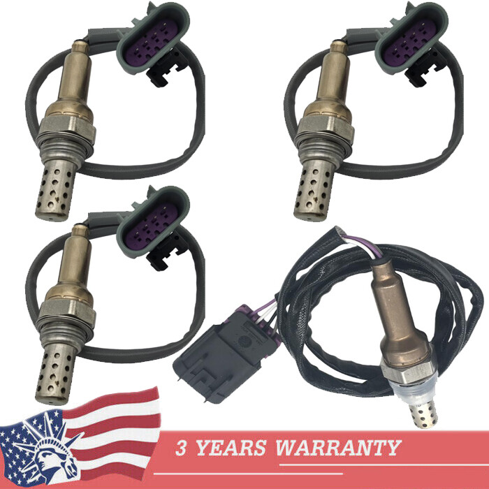 4X Up & Down Oxygen O2 Sensor For 2006-10 Hyundai Sonata 3.3L V6 Kia Sedona 3.8L