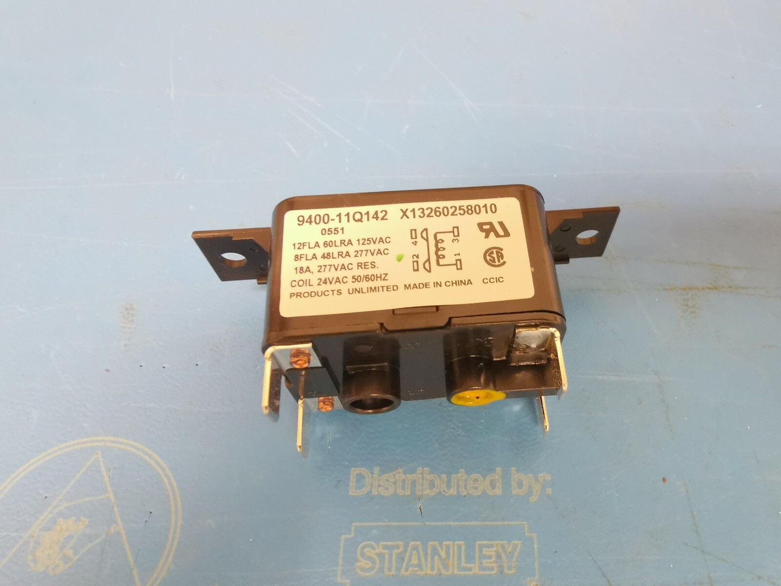 Products Unlimited 9400-11Q142 Bard HVAC Relay 24Vac 2-1611753-8