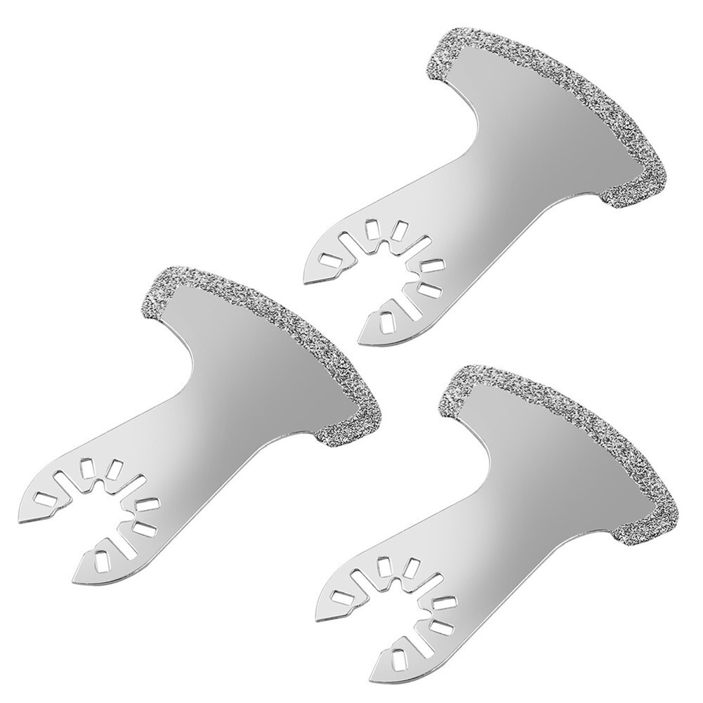 Professional Oscillating Multi Tool Diamond Blades for Grout Removal 3pcs Set
