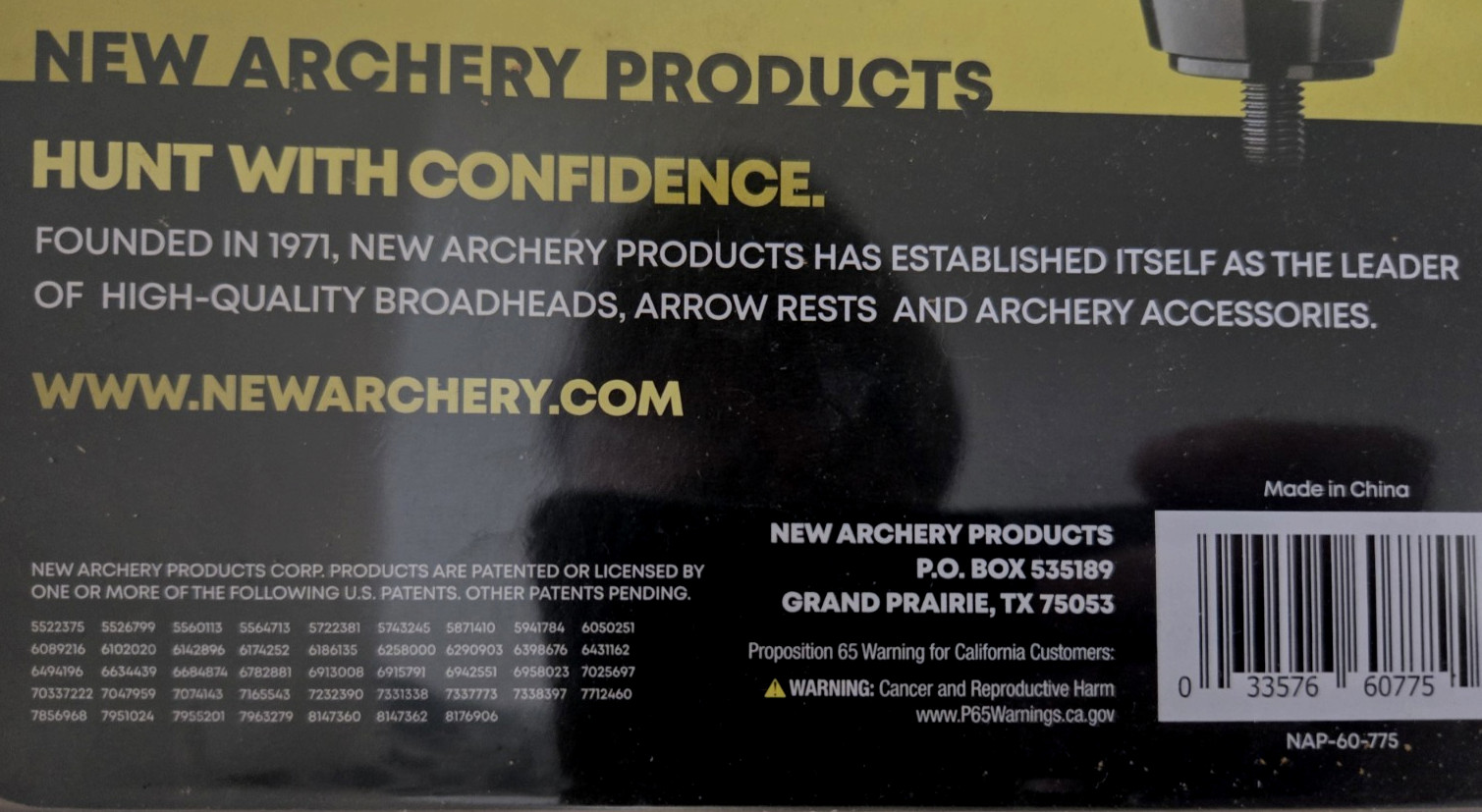 SELLING TWO - NAP Apache 5" Inch Black Stabilizers, #60-775