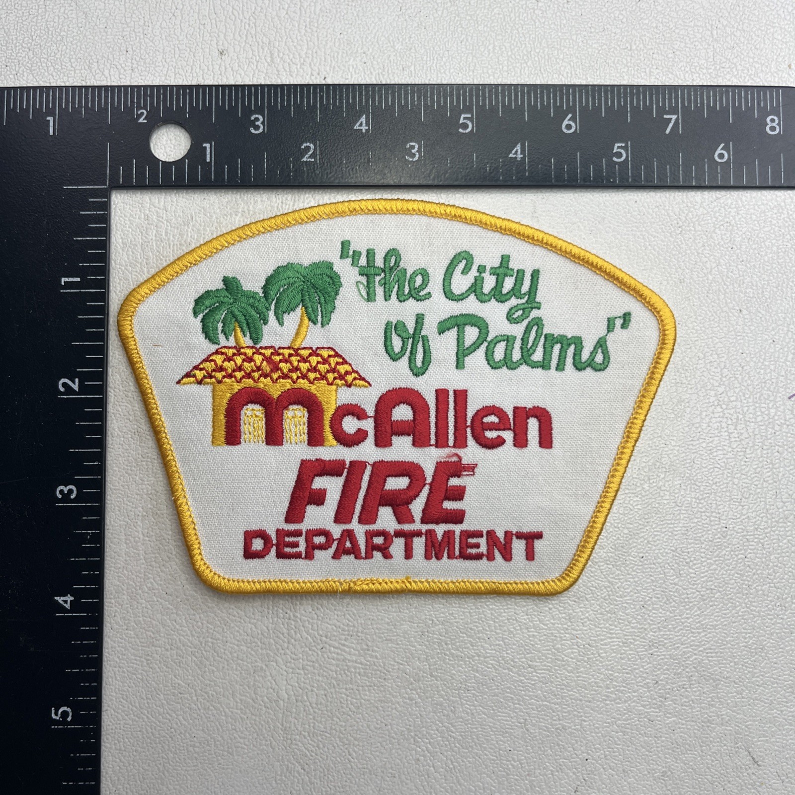 "The City Of Palms" As Is MCALLEN FIRE DEPARTMENT Patch (Firefighter) C066