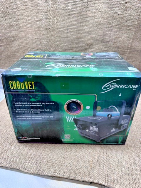 Chauvet DJ Hurricane 901 Fog Machine w/ Remote *New