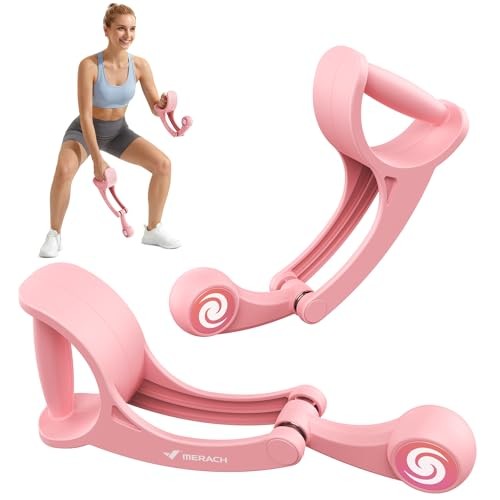 Ropeless Battle Ropes for Home Gym, Forearm Strengthener & Arm Trainer, Pink