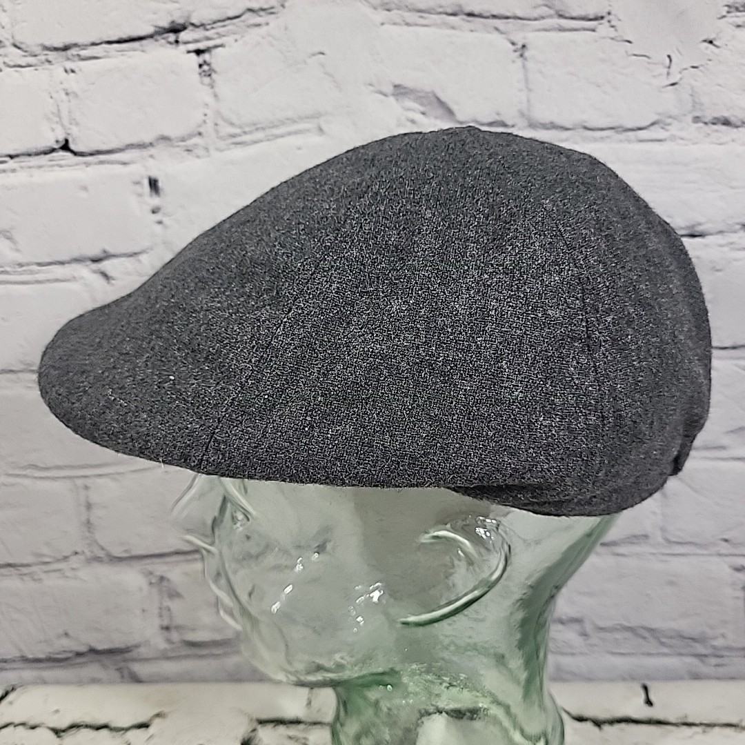 Retro Flat Cap Mens OSFM Gray Fitted Gentlemens Gangster Golf Cap