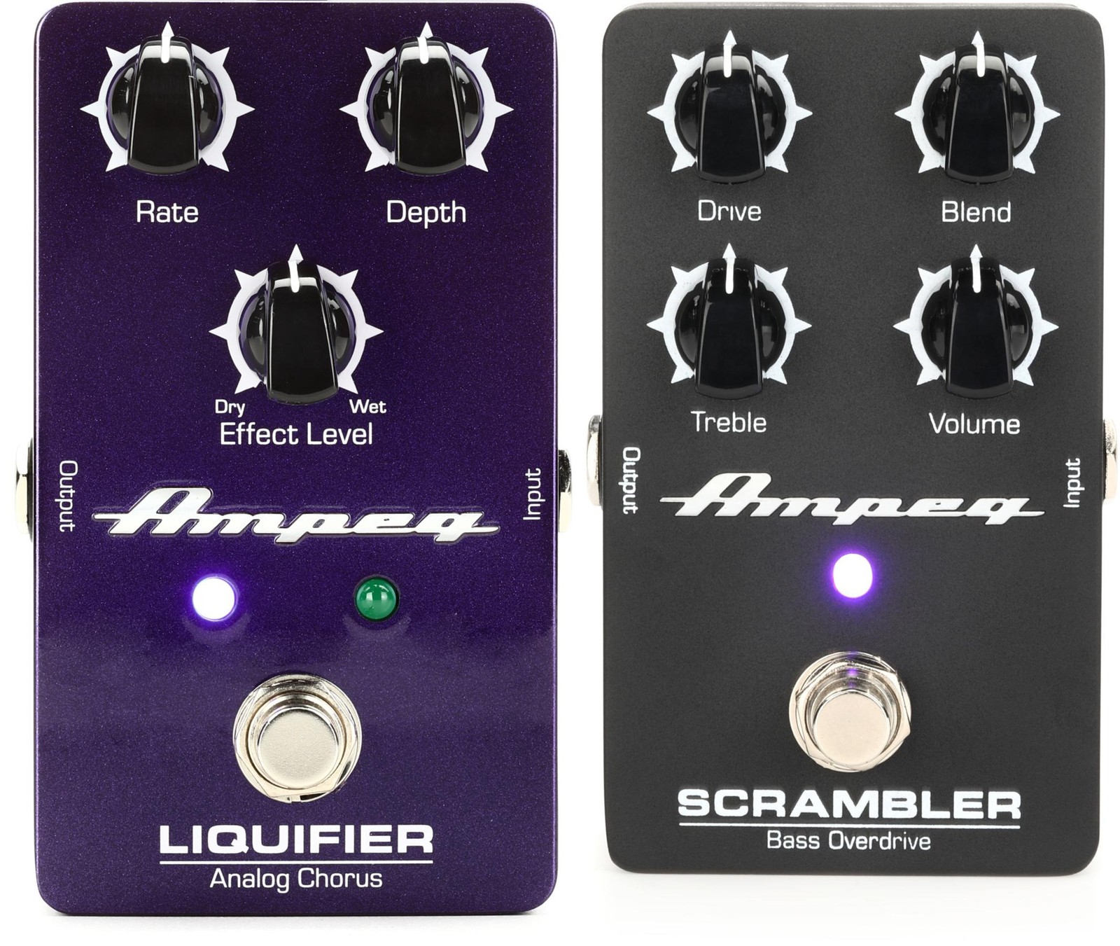 Ampeg Liquifier Analog Chorus Pedal + Ampeg 99-040-4021 Value Bundle