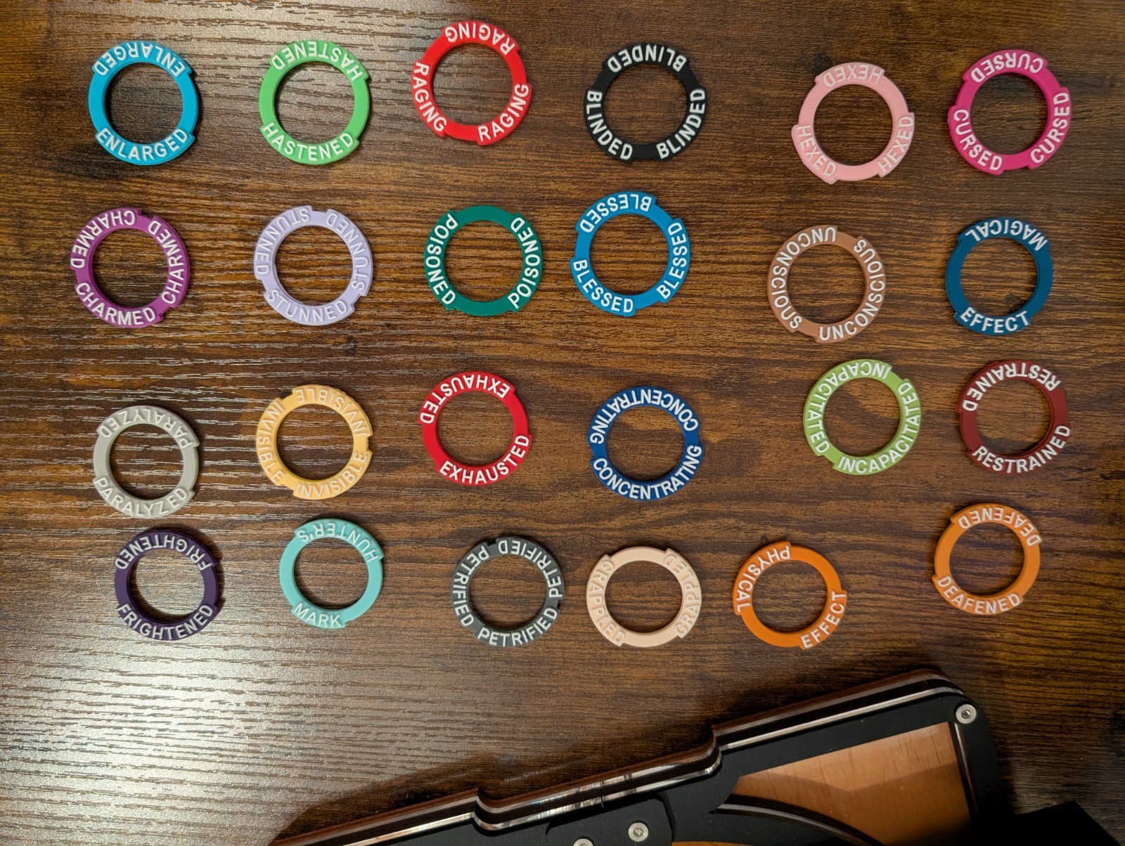 Lynx RPG Condition Markers -Rings