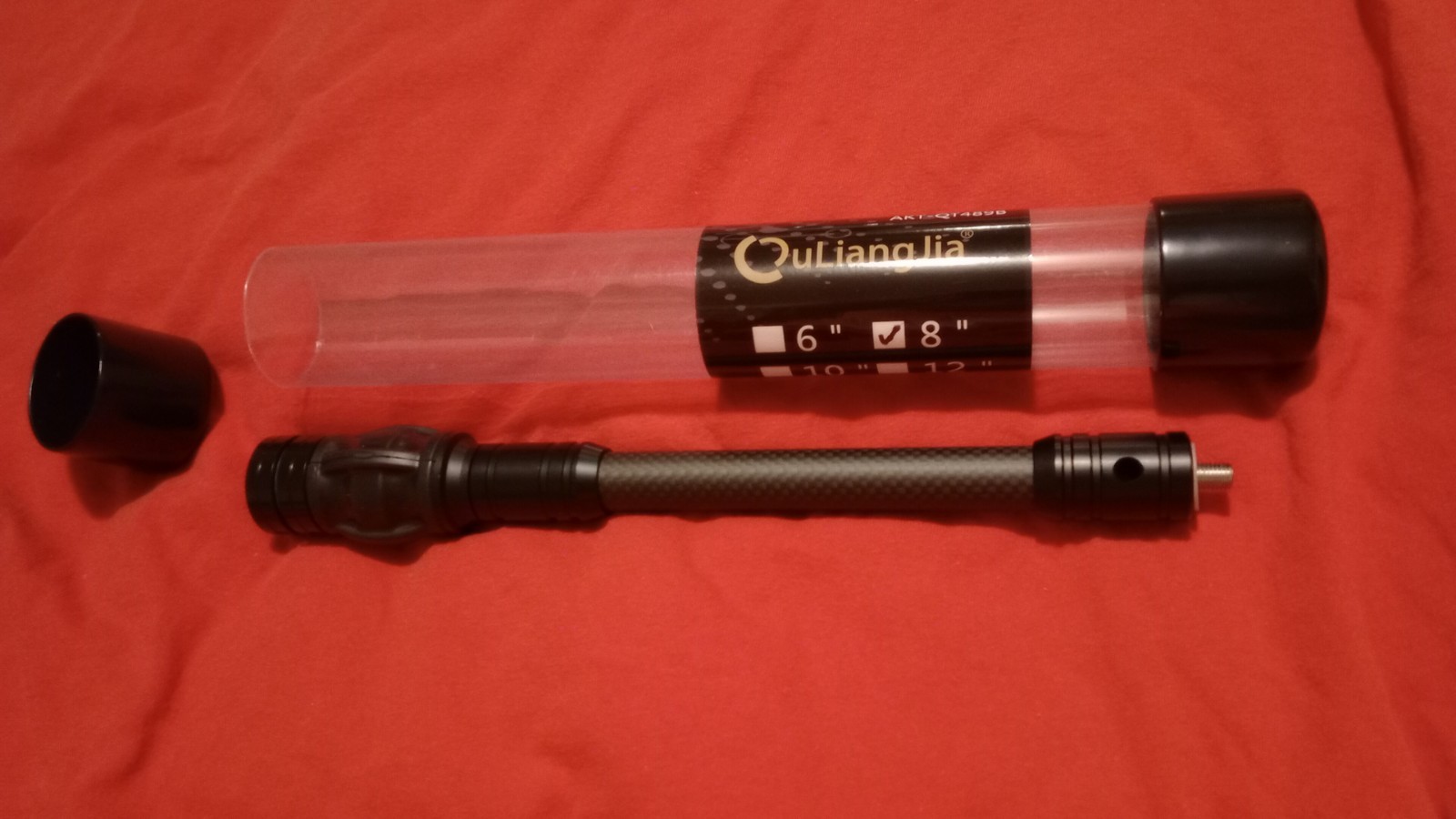 Quliangjia Compound Bow Stabilizer With Weights 8" New