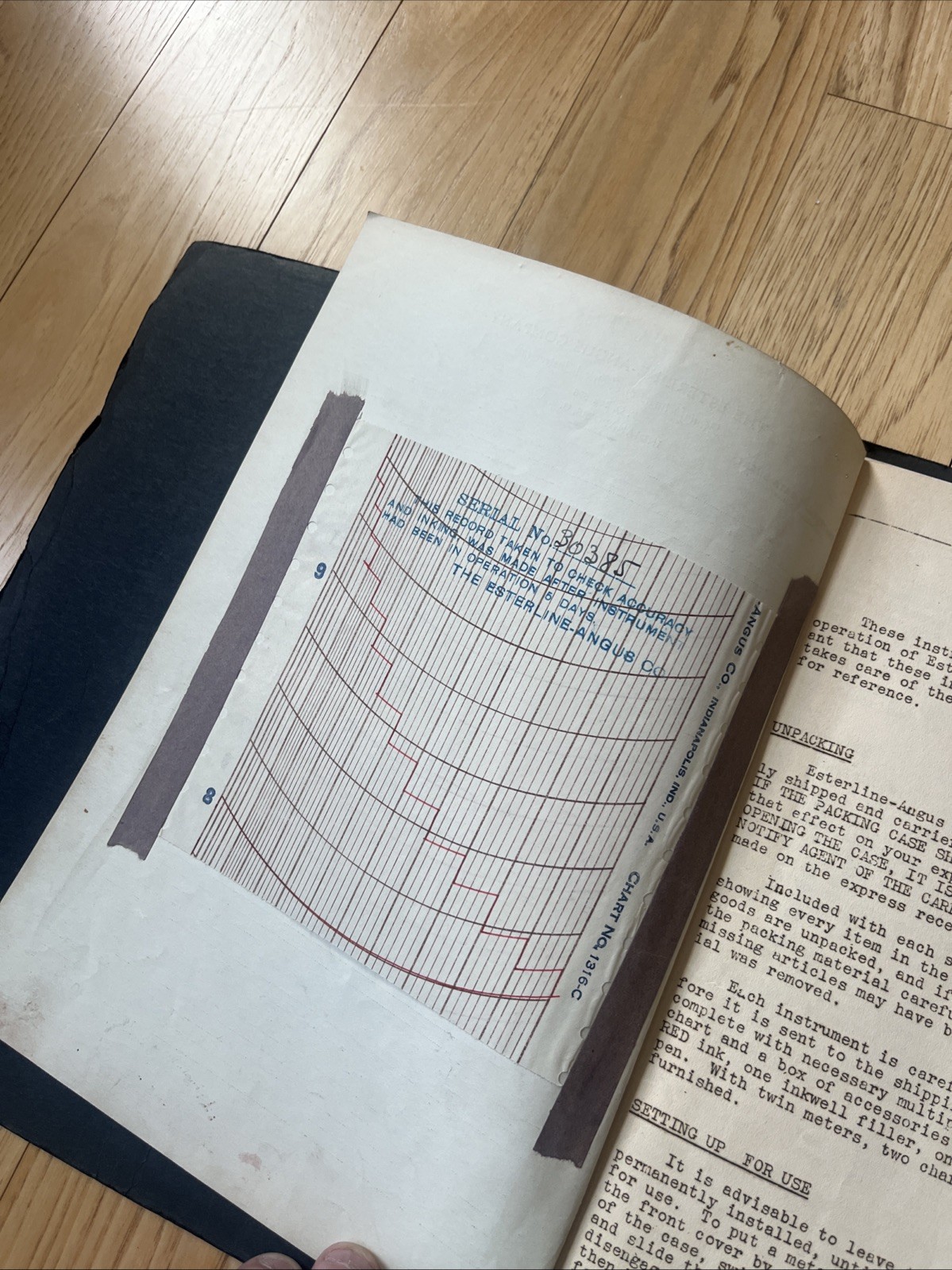 1939 Esterline-angus Model A. W. Graphics Instruments 30385 Graphic Meters