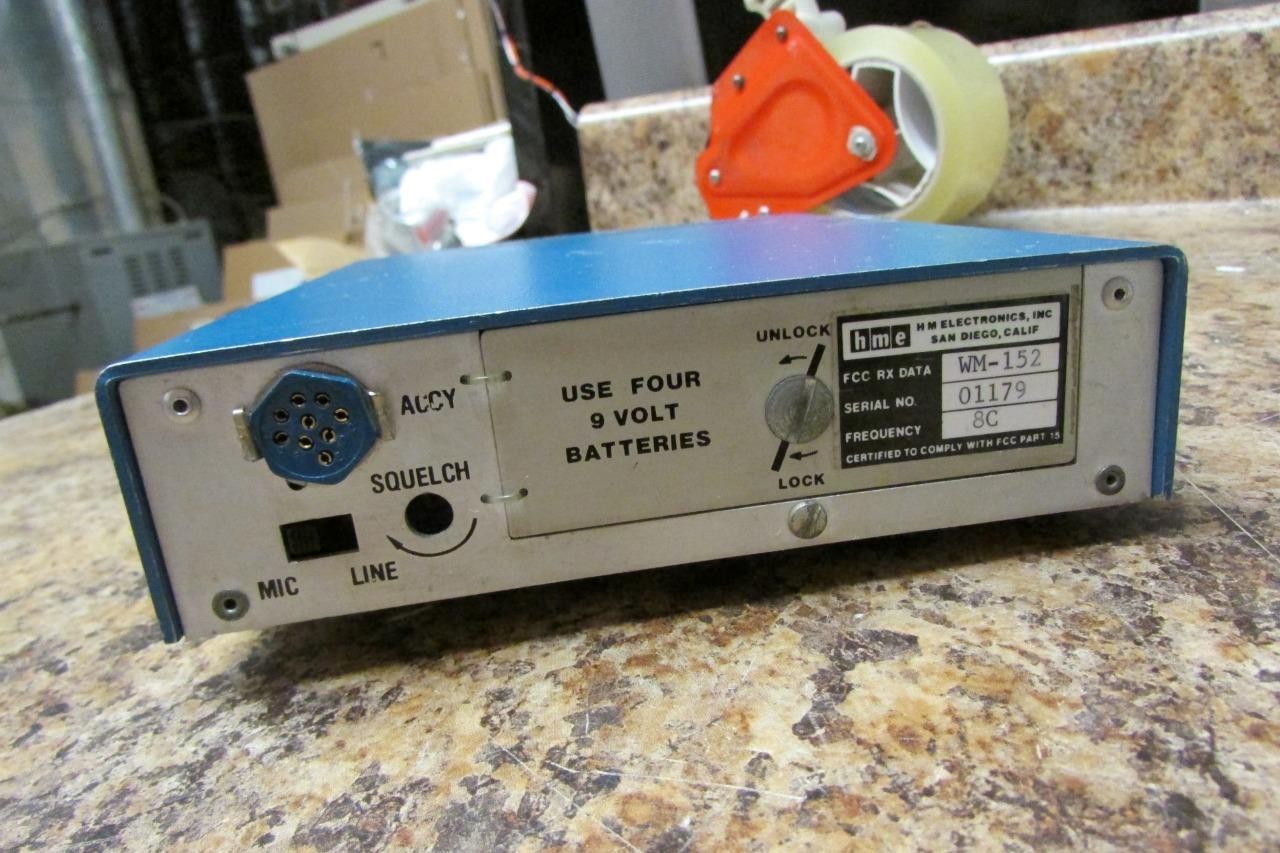 Vintage HME HM Electronics WM-152 Portable Audio Microphone Processor