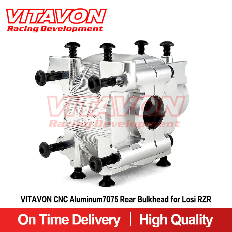 Vitavon CNC Alu7075 Rear Bulkhead For Losi RZR