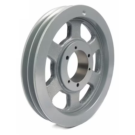 1/2 In To 2-15/16 In Quick Detachable Bushed Bore 2 Groove V-Belt Pulley 16.4