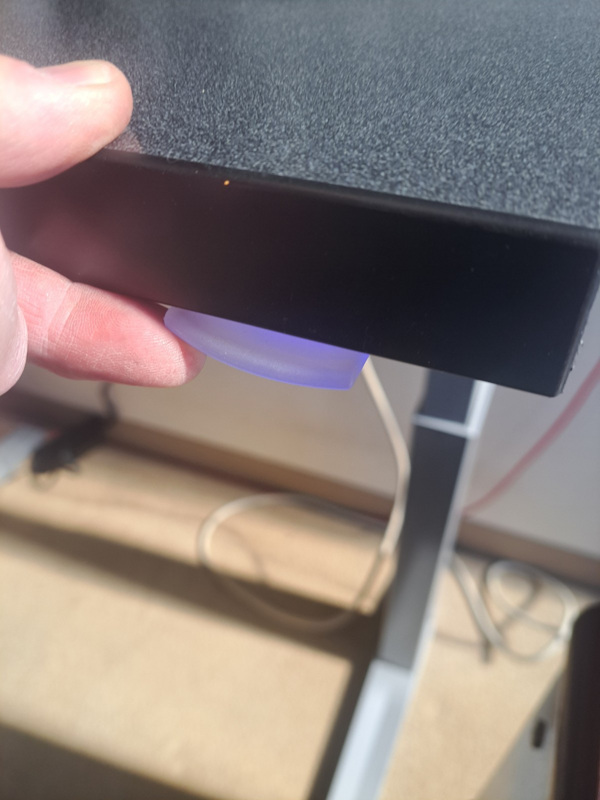 Herman Miller OEM 1B9HDH Up/Down Hand Switch – Sit-Stand Desk Control