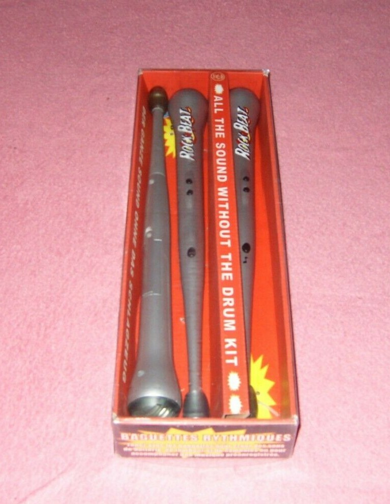 RHYTHM STICKS X 3 LIGHT-UP TIPS BOXED TOBAR