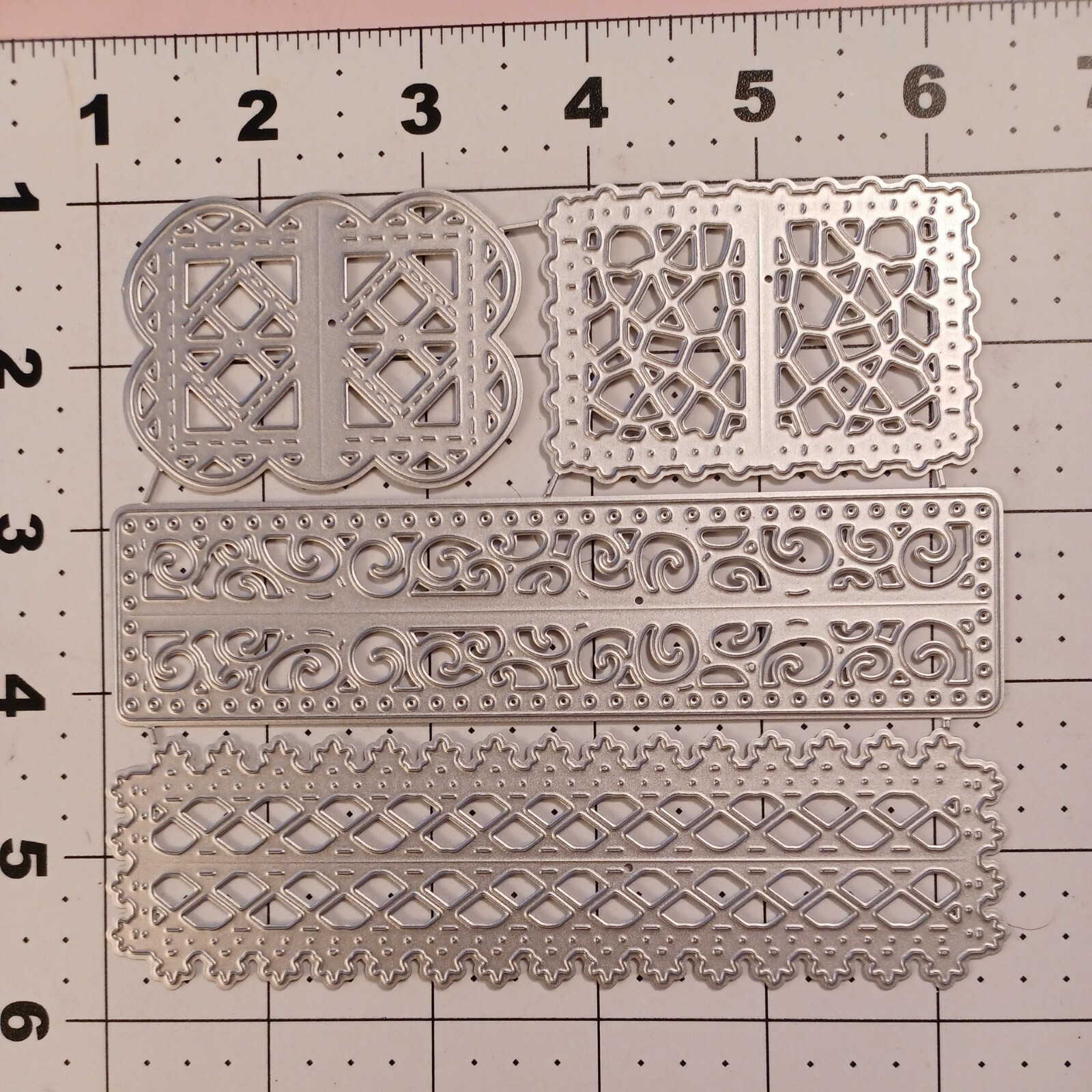 Universal Thin Metal Die Cut Tool lace bookmark edge wedding party border belt