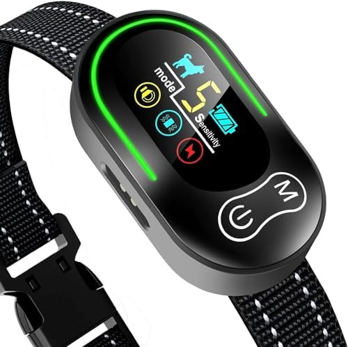 AKUVU Dog Bark Collar - Rechargeable Smart Barking Collar, Anti Bark Training Co