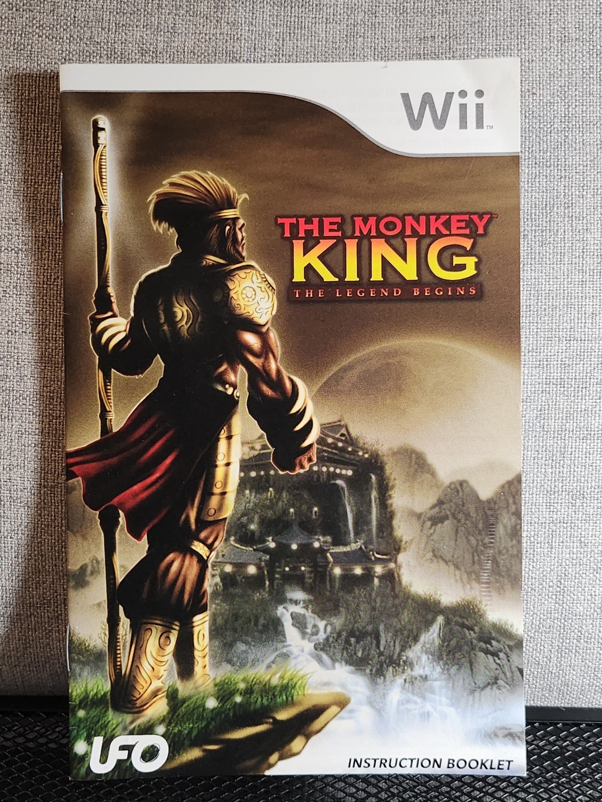The Monkey King Instruction Booklet - Manual Only - Nintendo Wii