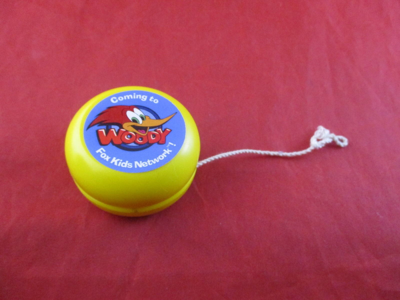 Woody Woodpecker Cartoon Fox Kids Network Universal Promotional Yo-Yo Toy YoYo
