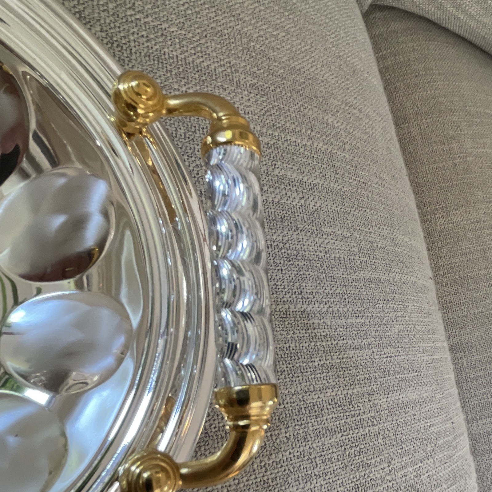 Silver Plated Handled Bowl, Silver Plate Material