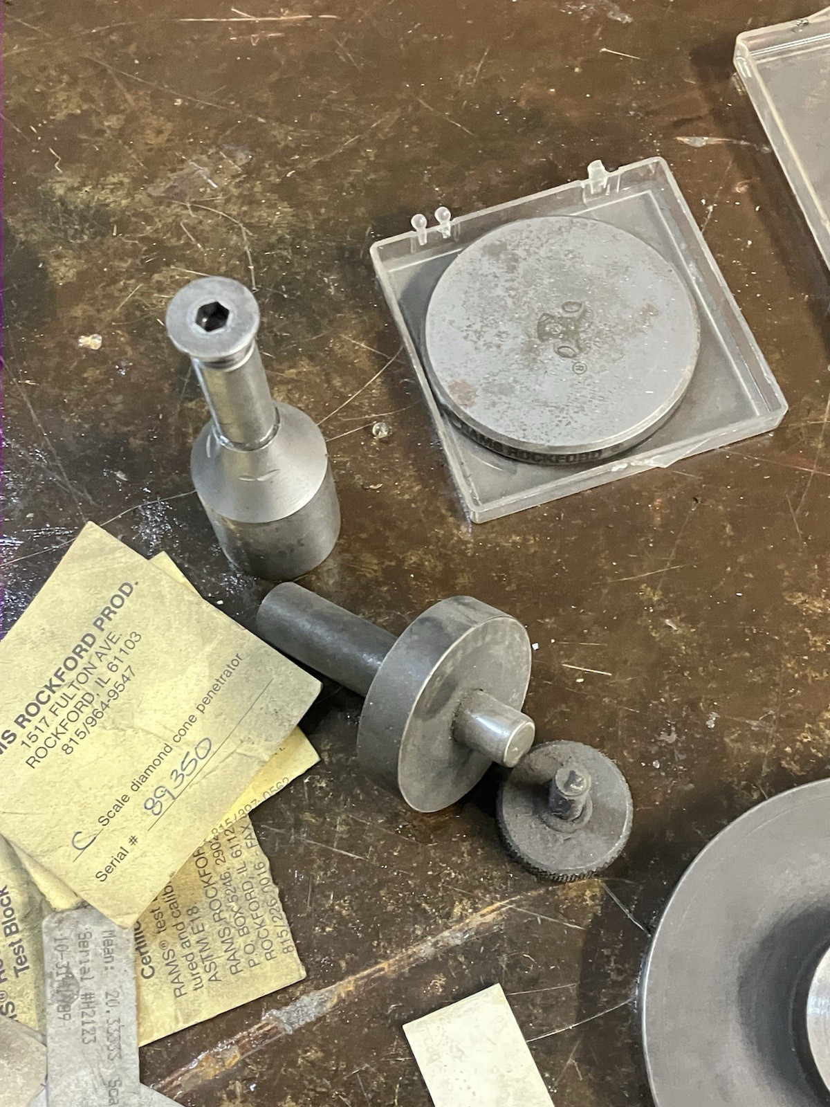 RAMS ROCKFORD 10AR-16 HARDNESS TESTER