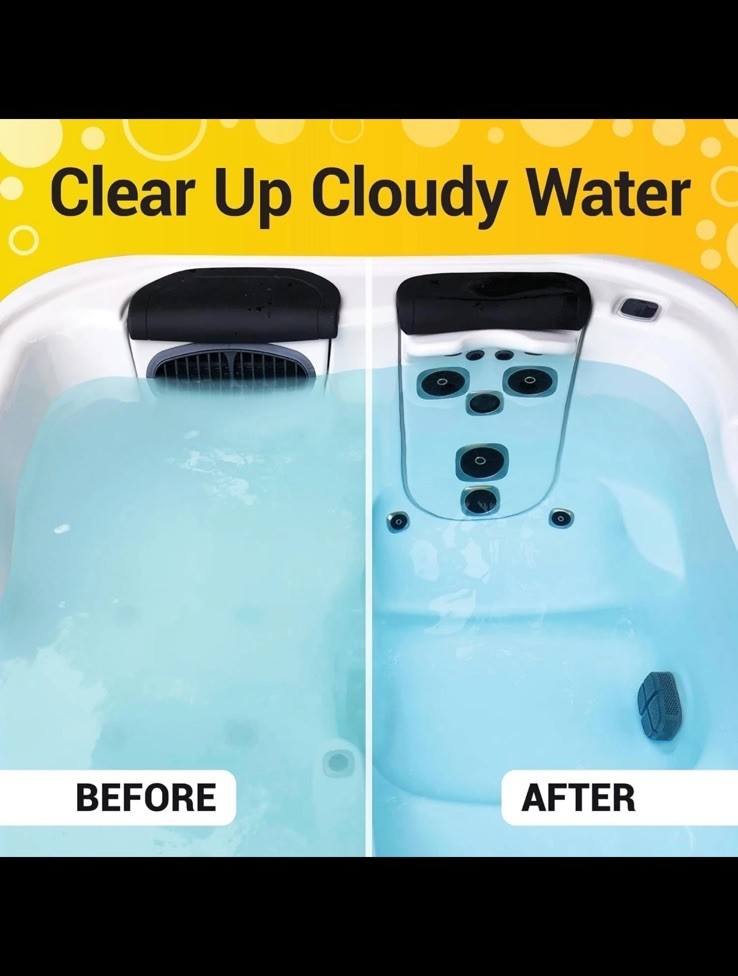 Ouster Hot Tub Weekly Care Maintenance 3 In 1 Pool Spa Cleaner 4 Doses 16oz