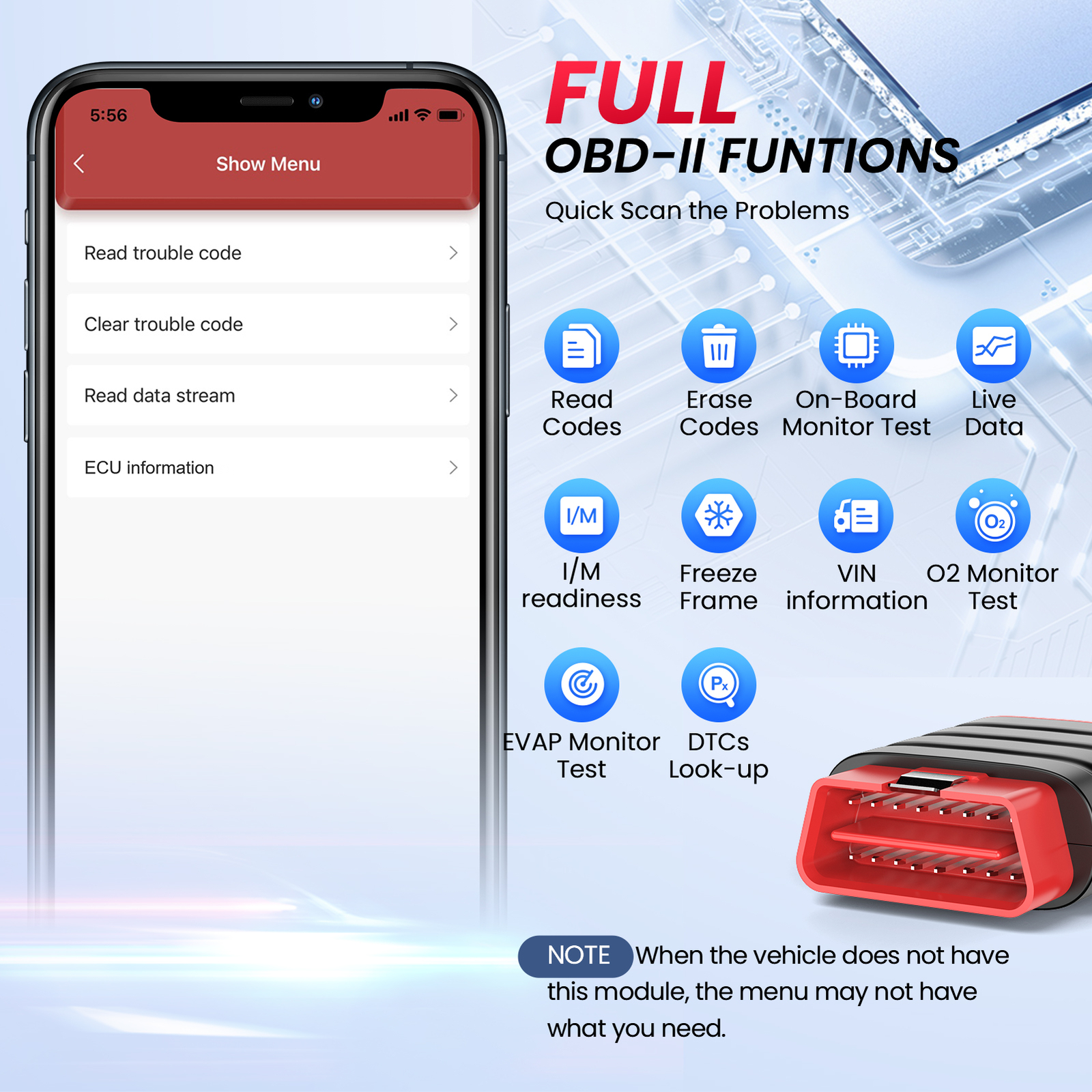 2025 THINKDIAG Mini OBD2 ABS SRS Tool Full System Auto Code Reader Scanner US